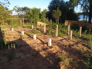 Фундамент для дома из бруса в поселке Сунгурово