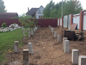 Фундамент для каркасного дома в Ижевске