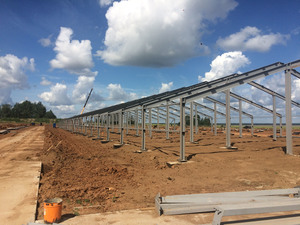 Фундамент для молочно-товарной фермы в деревне Новая Бия