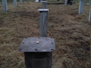 Фундамент для дома из профилированного бруса поселок Красномайский, Новосибирский район