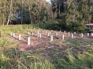 Фундамент под дом с баней и террасой в городе Новосибирск