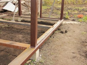 Фундамент с обвязкой швеллером в Липецкой области