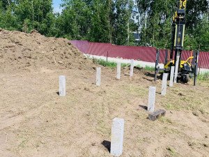 Фундамент для двух домов