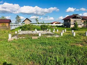 Свайный фундамент дома