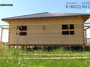 Фундамент для дома из бруса в коттеджном поселке Неготино