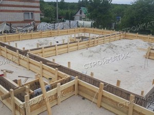 Фундамент для дома из газосиликата в селе Орловка