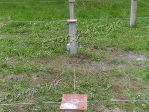 Фундамент для каркасной беседки в поселке Глубокое