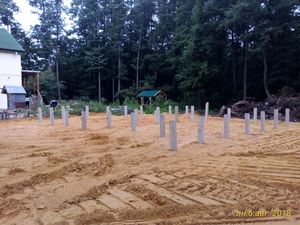 Фундамент для дома из блоков в городе Котовск