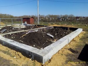 Фундамент под дом из газобетона в г. Лебедянь