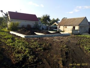 Ростверковый фундамент на жб сваях в с. Частая дубрава, Липецкий район