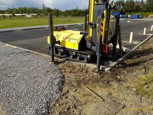 Свайный ж/б фундамент в г. Липецке