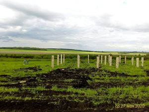 Свайный ж/б фундамент в Липецкой обл. (Хлевенский р-он, д. Трещевка)