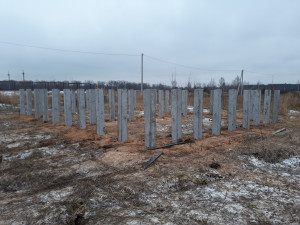 Ж/Б фундамент с висячим ростверком для 2-х этажного дома 12х15 (Балахнинский р-он, с.Ляхово)