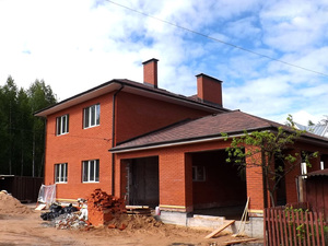 Фундамент с ростверком для кирпичного дома в Твери