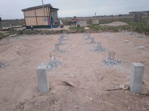 Свайный фундамент в д.Шолохово, Новгородский р-н