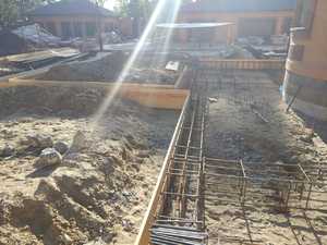 Фундамент для комплекса блочных строений в селе Тимирязево