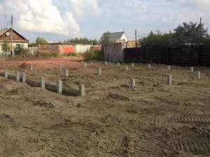 Фундамент для блочного дома в поселке Октябрьский, Челябинск