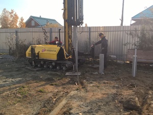 Фундамент для дома из бруса в СНТ Луч, Челябинск