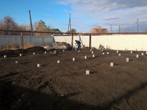 Фундамент для дома из кирпича с бассейном в поселке Красногорском