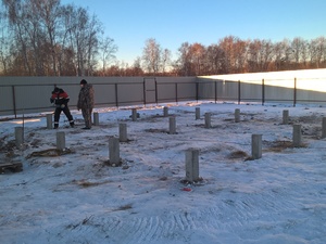 Фундамент для каркасного дома в СНТ Зеленый мыс, Челябинск