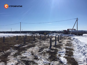 Фундамент для дома из бруса в ЖК Напрудное