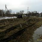 Фундамент на забивных ж/б сваях для дома из газосиликатных блоков в селе Доброе Липецкой области от компании 35FS