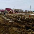 Фундамент на забивных ж/б сваях для дома из газосиликатных блоков в селе Доброе Липецкой области от компании 35FS
