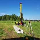 Сваи под ростверк для двухэтажного дома из бруса с террасой