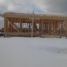 Фундамент на забивных ж/б сваях для каркасного дома в Урочище Лососиное  Прионежского района республики Карелия от компании 35FS