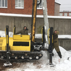 Фундамент на забивных ж/б сваях для складского помещения в Ижевске