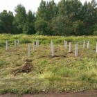 Фундамент на забивных ж/б сваях для дома из бруса в ДНП Кипреево Московской области от компании 35FS