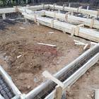 Фундамент на забивных ж/б сваях с бетонным ростверком для двухэтажного каркасного дома в деревне Макарово, Удмуртия от компании 35FS