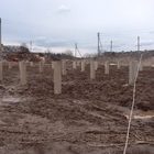 Фундамент на ж/б сваях для каркасного дома в деревне Кувшинцево Ярославской области от компании 35FS