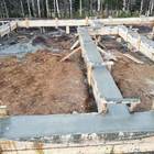 Фундамент на забивных ж/б сваях с бетонным ростверком для двухэтажного каркасного дома в деревне Макарово, Удмуртия от компании 35FS