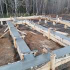 Фундамент на забивных ж/б сваях с бетонным ростверком для двухэтажного каркасного дома в деревне Макарово, Удмуртия от компании 35FS