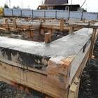 Фундамент на забивных ж/б сваях с бетонным ростверком для двухэтажного каркасного дома в деревне Макарово, Удмуртия от компании 35FS