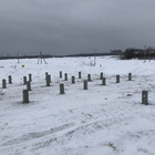 Фундамент двухэтажного дома в селе Зоркальцево