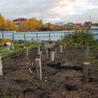 Фундамент на жб сваях для бани с крыльцом