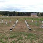 Фундамент на забивных ж/б сваях для каркасного дома в деревне Каменное, Удмуртия от компании 35FS