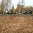 Фундамент на забивных ж/б сваях с обвязкой брусом для каркасного дома в деревне Починок Вожойский, Ижевск от компании 35FS