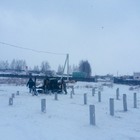 Фундамент на забивных ж/б сваях для дома из бревна в деревне Каменное, Удмуртия от компании 35FS