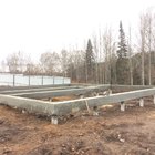 Фундамент на забивных ж/б сваях с бетонным ростверком для двухэтажного каркасного дома в деревне Макарово, Удмуртия от компании 35FS