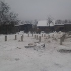 Фундамент на забивных ж/б сваях для бани из бруса в деревне Исанино Ярославской области от компании 35FS