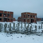 Фундамент на забивных ж/б сваях для дома в ДНП Ладога Ленинградской области от компании 35FS