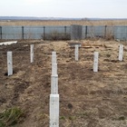 Фундамент на забивных ж/б сваях для каркасного дома с террасой в селе Калтай Томской области от компании 35FS
