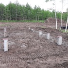 Фундамент на забивных ж/б сваях для каркасного дома в поселке Горный Щит, Екатеринбург от компании 35FS