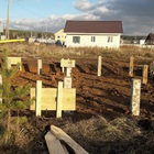 Фундамент на забивных ж/б сваях с бетонным ростверком для каркасного дома в поселке Рассоха, Екатеринбург от компании 35FS