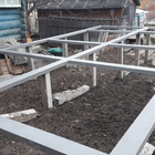 Фундамент на забивных ж/б сваях с обвязкой швеллером для каркасного дома в поселке Таватуй, Екатеринбург от компании 35FS