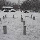 Фундамент на забивных ж/б сваях для бани из бруса в СНТ Калининец 4, Екатеринбург от компании 35FS