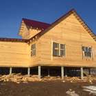 Фундамент на забивных ж/б сваях для дома из профилированного бруса в деревне Карабиха Ярославской области от компании 35FS